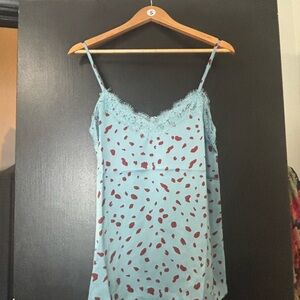 JODIFL Blue and Red Patterned Camisole